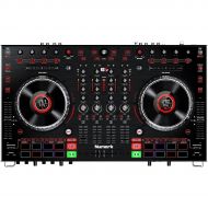 Numark},description:Take your DJ sets to the next level with this cutting-edge, 4-channel controller featuring Serato DJ integration, dual USB outs and built-in HD color displays.