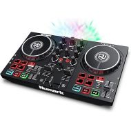 Numark Party Mix II - DJ Controller with Party Lights, DJ Set with 2 Decks, DJ Mixer, Audio Interface and USB Connectivity + Serato DJ Lite