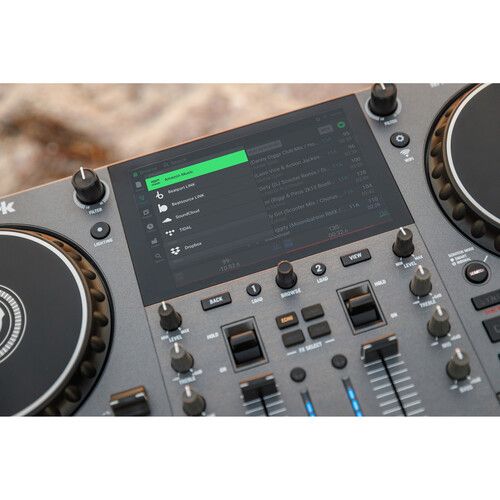  Numark Mixstream Pro Go Battery-Powered Standalone DJ Controller with Amazon Music