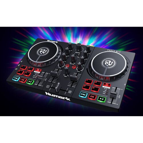  Numark Party Mix II DJ Controller with Built-In Light Show