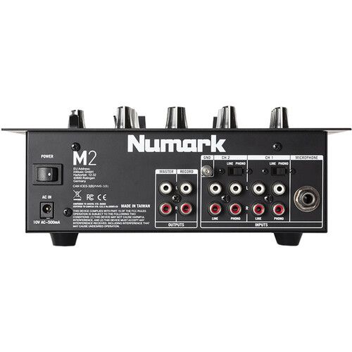  Numark M2 Two-Channel Scratch Mixer (Black)