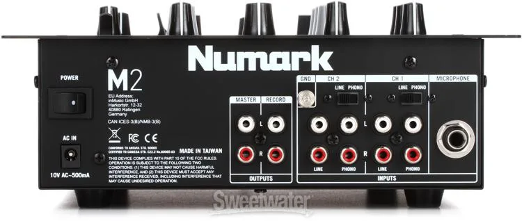  Numark M2 Scratch Mixer 2-channel DJ Mixer