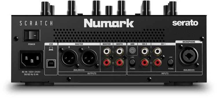  Numark Scratch 2-channel Scratch Mixer for Serato DJ Pro