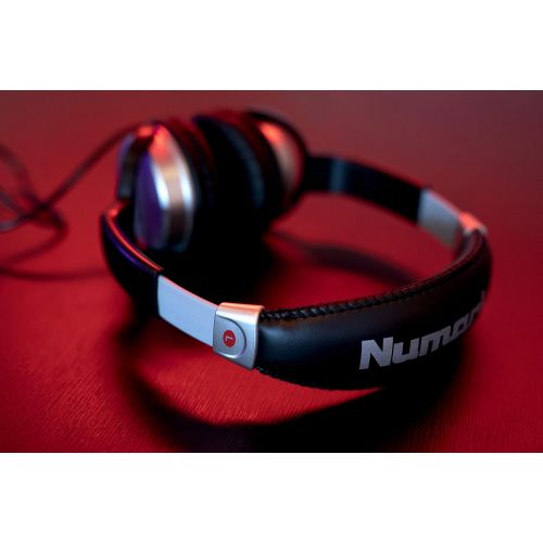  Numark HF125 Ultra-Portable Professional DJ Headphones With 6ft Cable, 40mm Drivers for Extended Response & Closed Back Design for Superior Isolation