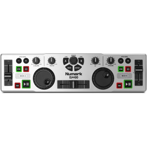  [아마존베스트]Numark DJ 2 Go Ultra-Portable USB DJ Controller for Mac or PC