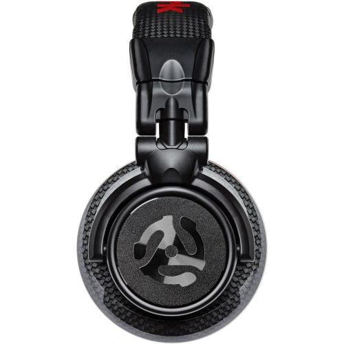  [아마존베스트]Numark Red Wave Carbon - Lightweight High Quality Full Range DJ Headphones with Swivel 50mm Drivers, Removable Cable, 3.5mm Adapter and Bag