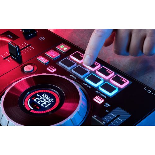  Numark Mixtrack Platinum | 4-channel DJ Controller With 4-deck Layering and Hi-Res Display for Serato DJ