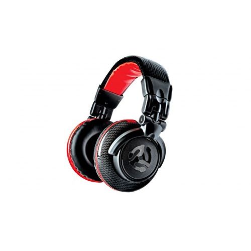  Numark Red Wave Carbon | 50mm Driver Professional Mixing Headphones with 18 Adapter, Cable, & Storage Case