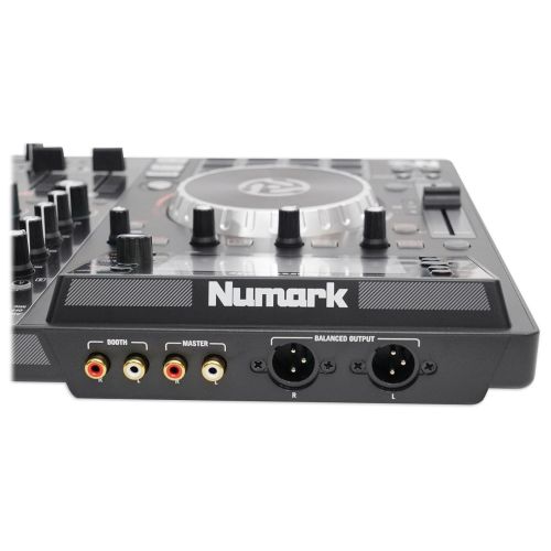  Numark NVII Intelligent Serato 4-Ch USB DJ Controller+Audio Technica Headphones