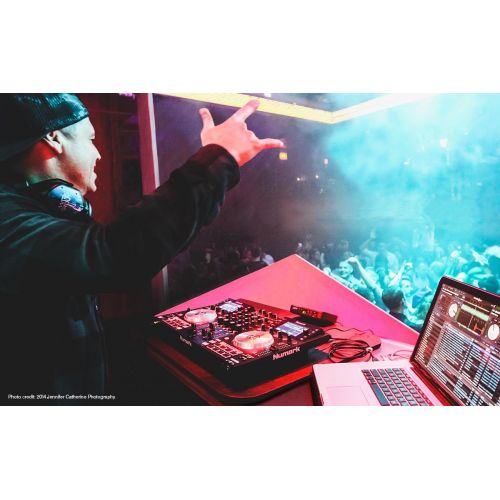  Numark NV | DJ Controller for Serato with Intelligent Dual-Display Screens & Touch-Capacitive Knob