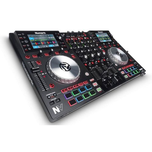  Numark NV | DJ Controller for Serato with Intelligent Dual-Display Screens & Touch-Capacitive Knob