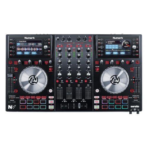  Numark NV | DJ Controller for Serato with Intelligent Dual-Display Screens & Touch-Capacitive Knob