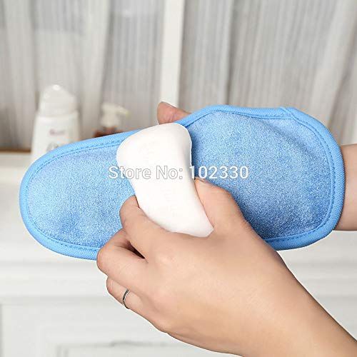  Number onE Shower Gloves - Shower Gloves Exfoliating Wash Skin Spa Bath Foam Skid Resistance Body Massage Cleaning S201784 - Honeycomb Small Ecotools Natural Heavy Holder Eczema Women Men Kid