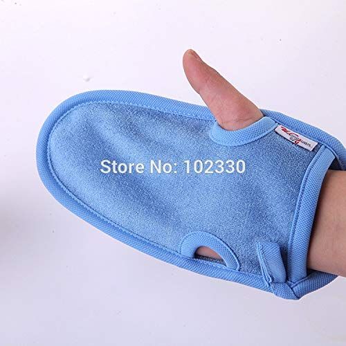  Number onE Shower Gloves - Shower Gloves Exfoliating Wash Skin Spa Bath Foam Skid Resistance Body Massage Cleaning S201784 - Honeycomb Small Ecotools Natural Heavy Holder Eczema Women Men Kid