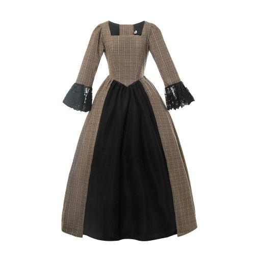  Nuoqi Women Civil War Victorian Dress Costume American Pioneer Colonial Prairie Dress