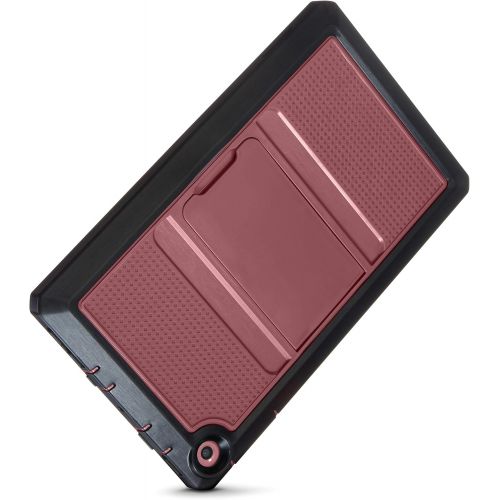  Nupro Heavy Duty Shock-Proof Standing Cover with Screen Protector For Fire 7 Tablet, Plum