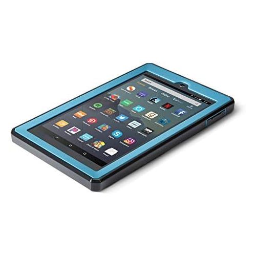  Nupro Heavy Duty Shock-Proof Standing Cover with Screen Protector For Fire 7 Tablet, Twilight Blue