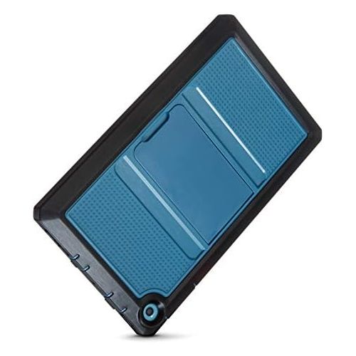  Nupro Heavy Duty Shock-Proof Standing Cover with Screen Protector For Fire 7 Tablet, Twilight Blue