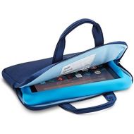 NuPro Zipper Sleeve for Fire 7 Kids Edition Tablet and Fire HD 8 Kids Edition Tablet, Navy/Blue