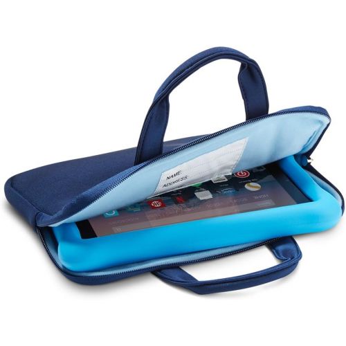  NuPro Zipper Sleeve for Fire 7 Kids Edition Tablet and Fire HD 8 Kids Edition Tablet, Navy/Blue