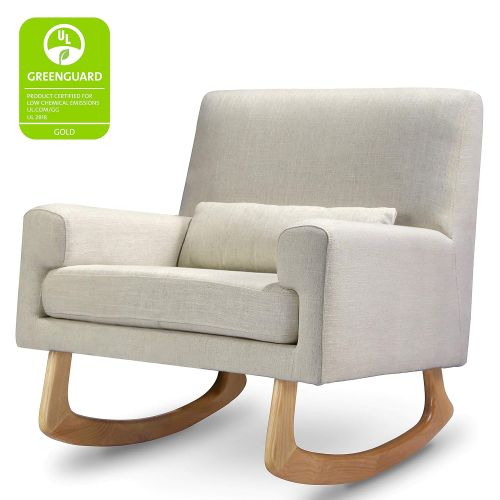  Nursery Works Sleepytime Rocker, Light Grey Weave with Light Legs