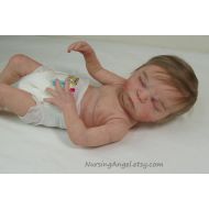 /NursingAnjel Preemie Newborn Full body doll Reborn baby Boy 14 inch Anatomically Correct Boy MAX by Cindy Musgrove