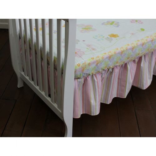  Nurture Basix Pink Stripe 2-piece Bedding Starter Set by Nurture Imagination