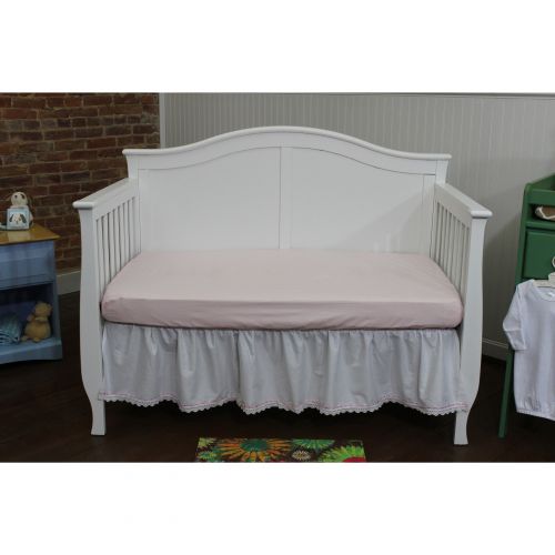  Nurture Basix White Eyelet 2-piece Bedding Starter Set by Nurture Imagination