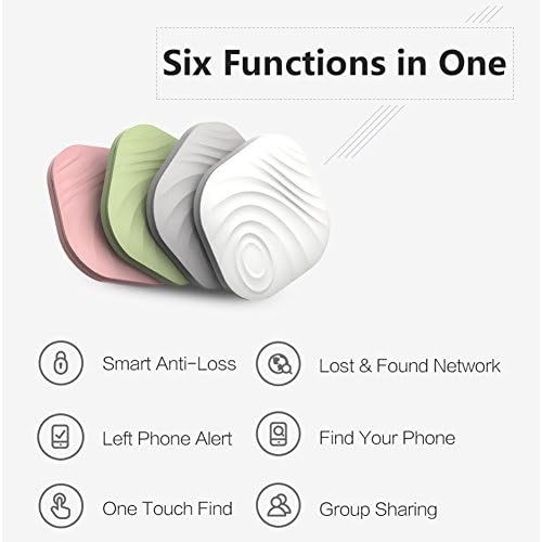  [아마존베스트]Nutale Nut3 Smart Key Finder Bluetooth WiFi Tracker GPS Locator Wallet Phone Key Anti-Lost Bidirectional Alarm Reminder (1 Pack, White)
