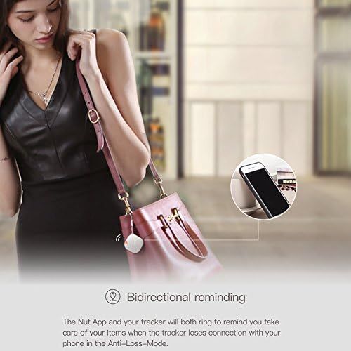  [아마존베스트]Nutale Nut3 Smart Key Finder Bluetooth WiFi Tracker GPS Locator Wallet Phone Key Anti-Lost Bidirectional Alarm Reminder (1 Pack, White)