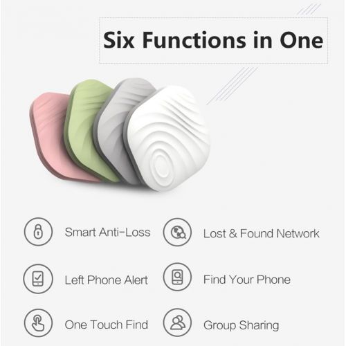  [아마존베스트]Nutale Nut3 Smart Key Finder Bluetooth WiFi Tracker GPS Locator Wallet Phone Key Anti-Lost Bidirectional Alarm Reminder (1 Pack, White)