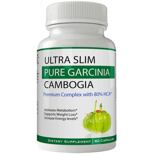  Ultra Slim Garcinia Cambogia | Ultra Slim Garcinia Cambogia Weight Loss Pills | 80% HCA 1500mg Daily Extract - Carcinia Cambogia | Garcia cambogia Pure Weight Loss Natural Weight L