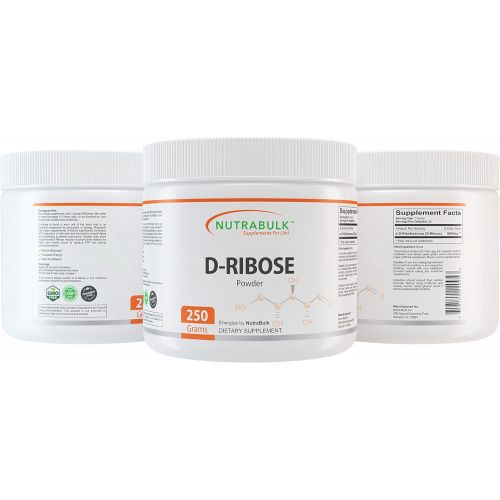  NutraBulk Premium D-Ribose Powder - 2,000 Grams (2 x 1000 gram bottles).