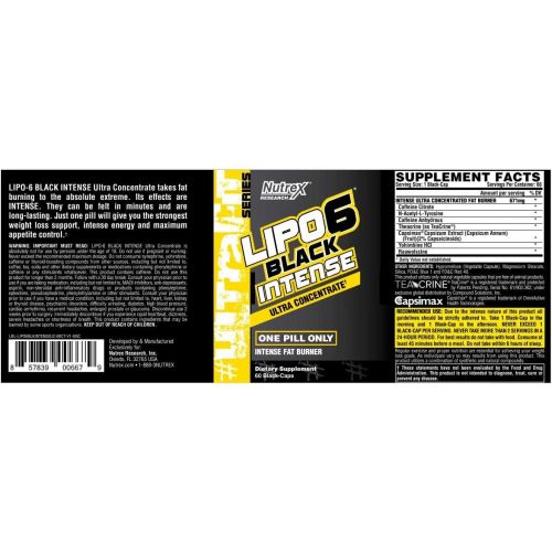  Nutrex Research Lipo 6 Black Intense Ultra Concentrate