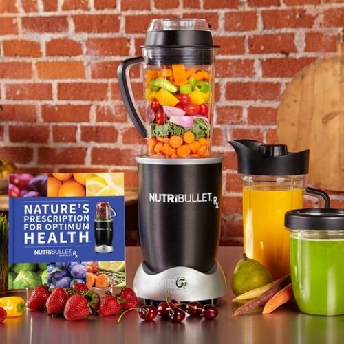  Magic Bullet Nutribullet RX Blender Smart Technology with Auto Start and Stop - 10 Piece Set