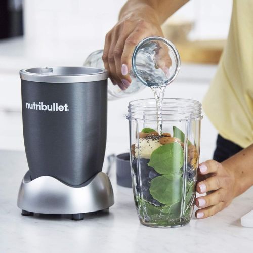  [아마존베스트]NutriBullet NBR-1201 12-Piece High-Speed Blender/Mixer System, Gray (600 Watts)