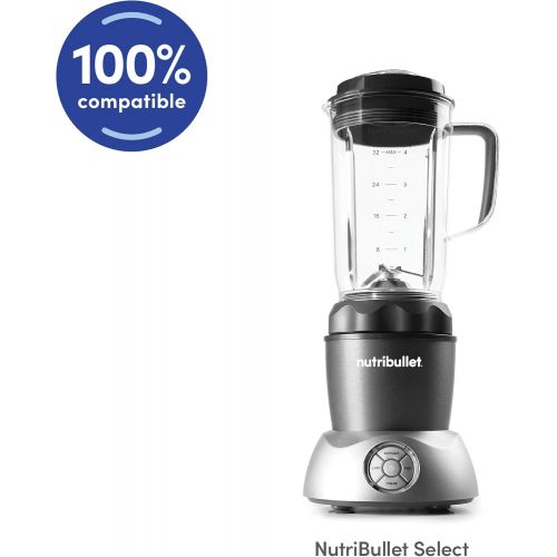  NutriBullet ANBP32 Select 32 oz Pitcher, Clear/Black