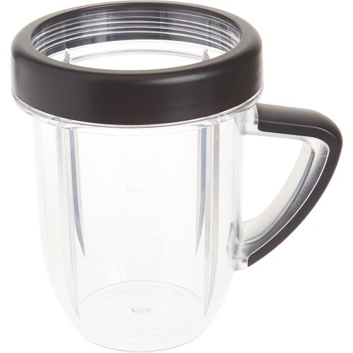  NutriBullet NBM-U0272 Rx 30 Oz Short Mug with Lip Ring, Black