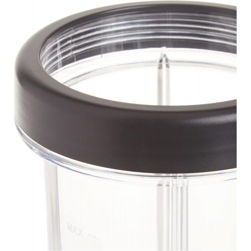  NutriBullet NBM-U0272 Rx 30 Oz Short Mug with Lip Ring, Black
