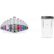 NutriBullet NB9-1301B Pro 13 Pcs Cobalt Blue, 900W & 24 Ounce Tall Cup with Standard Lip Ring, Clear/Gray