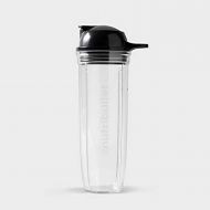 NutriBullet 32 oz Cup with To-Go Lid, Clear/Black