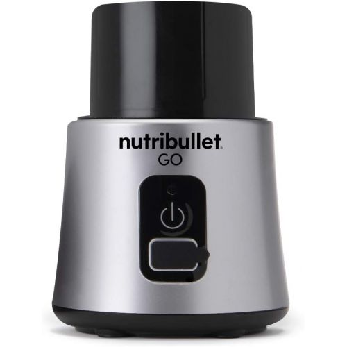  nutribullet GO Portable Blender for Shakes and Smoothies, 13 Ounces, 70 Watts, Silver, NB50300S