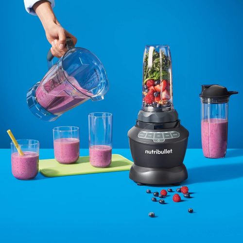  NutriBullet ZNBF30500Z Blender Combo 1200 Watt, 1200W, Dark Gray