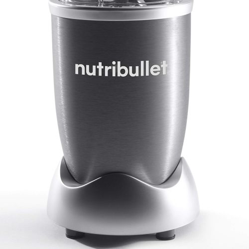  NutriBullet NBR-1201 12-Piece High-Speed Blender/Mixer System, Gray (600 Watts)