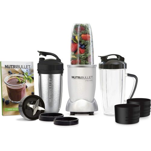  NutriBullet 1000 Watt PRIME Edition, 12-Piece High-Speed Blender/Mixer System, Includes Stainless Steel Insulated Cup, and Recipe Book