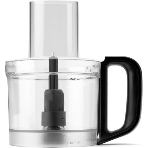  nutribullet NBP50100 Food Processor 450-Watts with 7-Cup Capacity and Stainless Steel Slice, Shred, Chop and Dough Attachments, Black