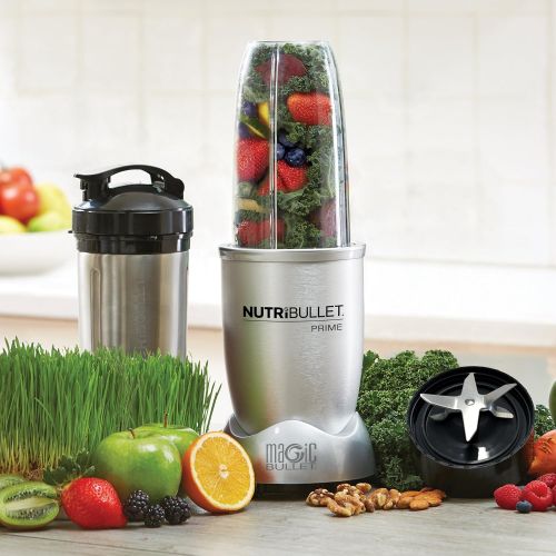  NutriBullet 1000 Watt PRIME Edition, 12-Piece High-Speed Blender/Mixer System, Includes Stainless Steel Insulated Cup, and Recipe Book