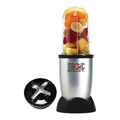  [아마존베스트]Nutribullet MBR-0328 0.53 Litre Compact High Speed Food Mixer for Fruit and Vegetable Smoothies Plastic BPA Free 200 W Recipe Book Dishwasher Safe Grey