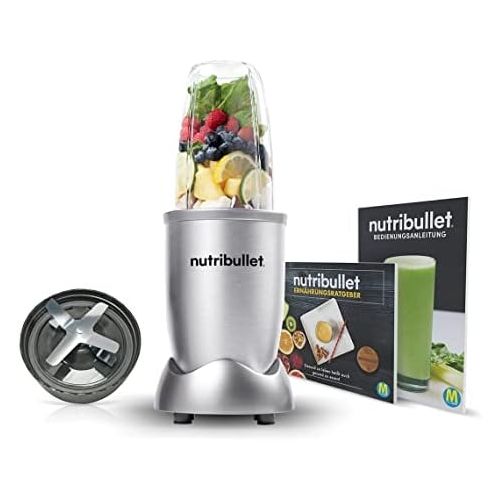  NutriBullet 600 W silver mixer with extractor blade makes superfood from simple foods power stand mixer for daily vitamin kick 5 pieces.