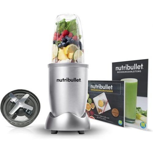  NutriBullet 600 W silver mixer with extractor blade makes superfood from simple foods power stand mixer for daily vitamin kick 5 pieces.